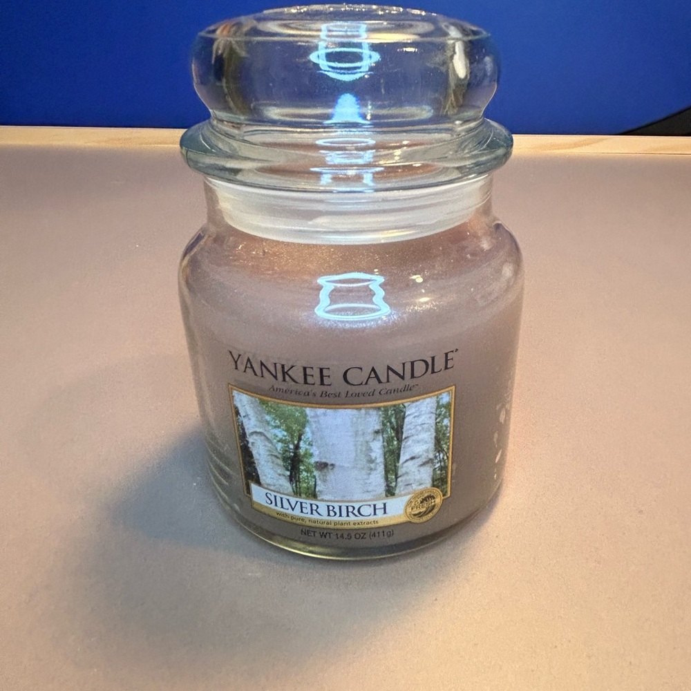 Yankee Candle Silver Birch - 14.5oz Jar Scented Candle New